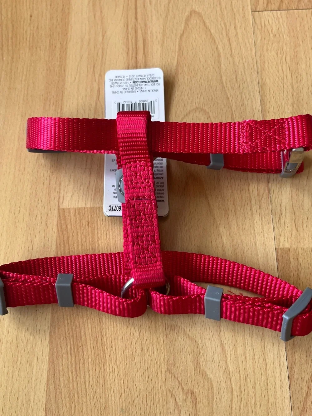 Petmate Deluxe Signature Red Nylon Dog Harness